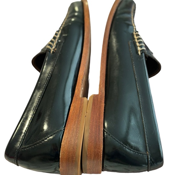 Bass Weejuns Whitney. Black Patent Leather. SZ. 10. Academia. Preppy. Classic - Picture 6 of 12